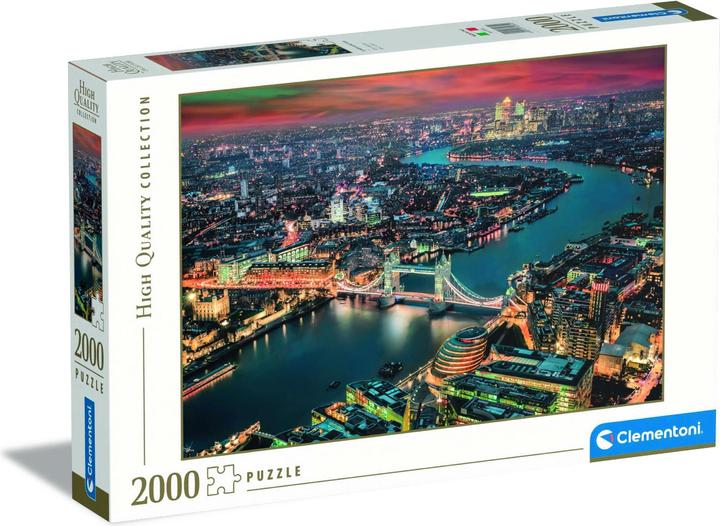 Clementoni Puzzle London aerial view Teilen (2000 Teile)