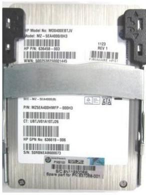 Immagine prodotto HPE 400Gb SATA 2.5 pollici (0.40 TB, 2.5")