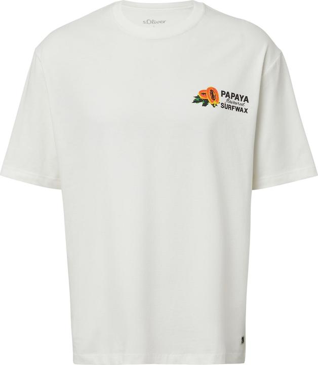 Image du produit S.Oliver T-Shirt Baumwoll-T-Shirt im Relaxed Fit mit Front- und Rückenprint (XL)