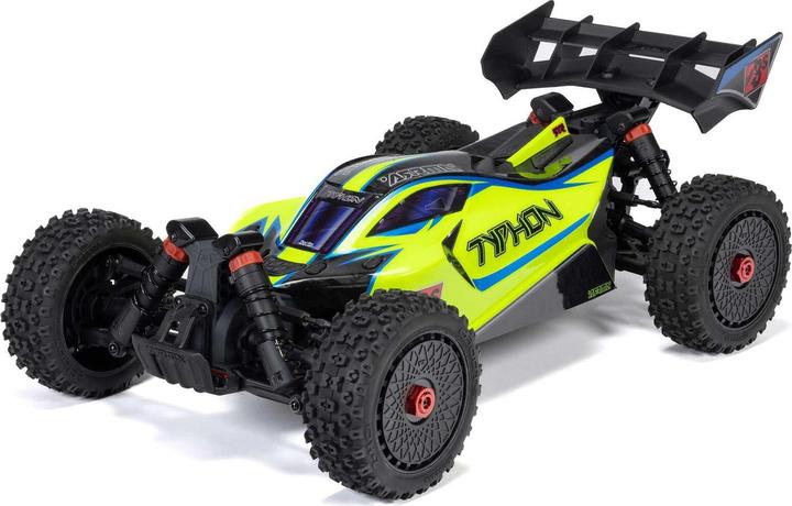 Immagine prodotto Arrma Buggy TYPHON BLX 223S Gelb ARTR, 1:8 (RTR pronto all'uso)