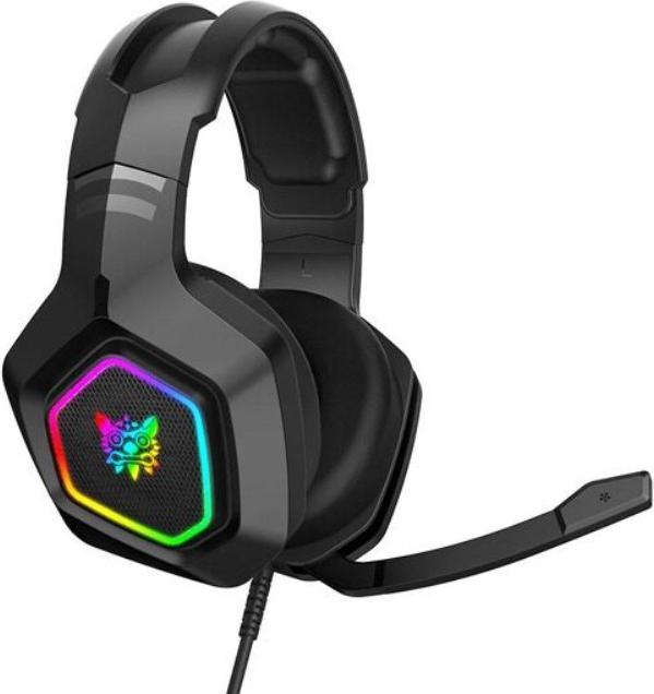Onikuma Słuchawki gamingowe K10 PRO RGB czarne (przewodowe) (Kabelgebunden)