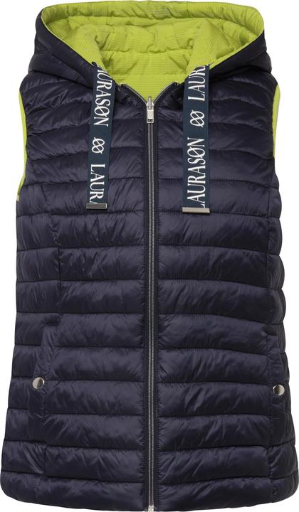 Produktbild Laurasøn Wende-Steppweste, wasserabweisend, Kapuze, Zipper, ärmellos (M)