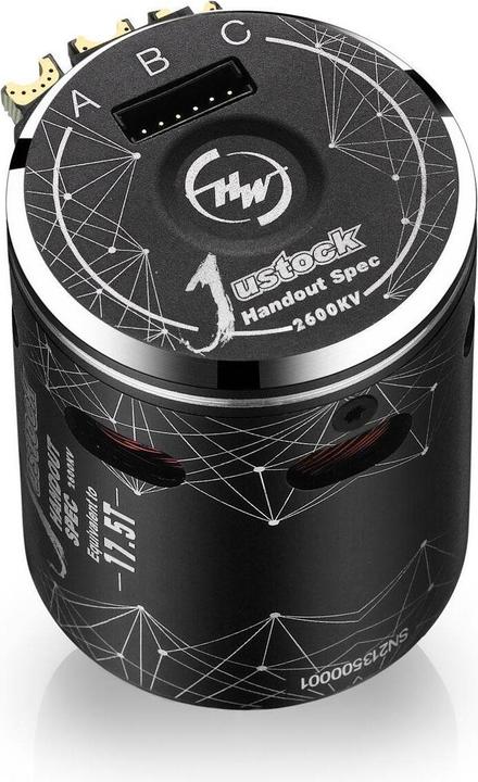 Produktbild Hobbywing Brushless Sensored Motor Xerun Justock 17.5T Handout