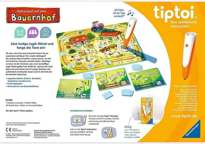 Actual product image tiptoi Puzzle fun farm (German, 3 - 5 years)