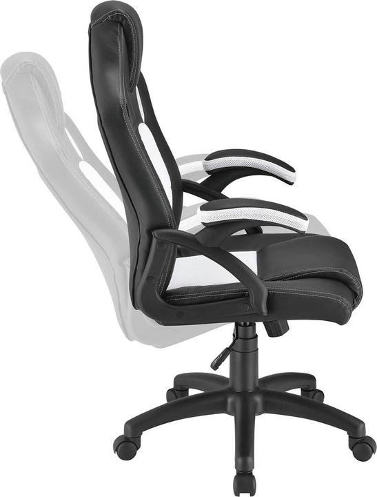 Image du produit Juskys Racing Schreibtischstuhl Montreal - Weiss