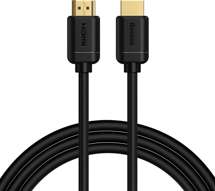 Actual product image Baseus High Definition Series HDMI 2.0 cable, 4K 60Hz, 1.5m (black) (1.50 m, HDMI, 2.0)