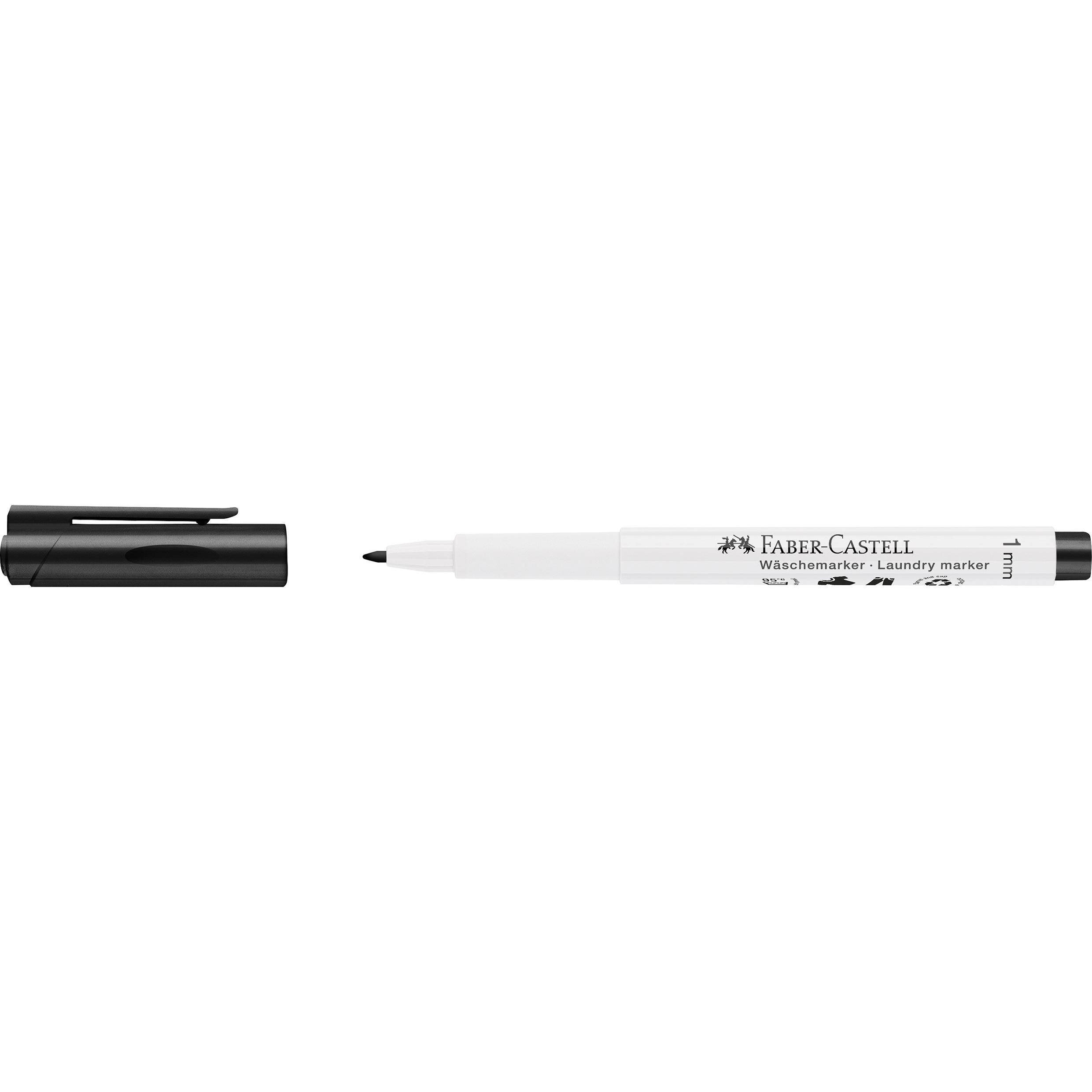 Faber-Castell, Marker, Textilmarker (Black, 1 mm, 1 x)