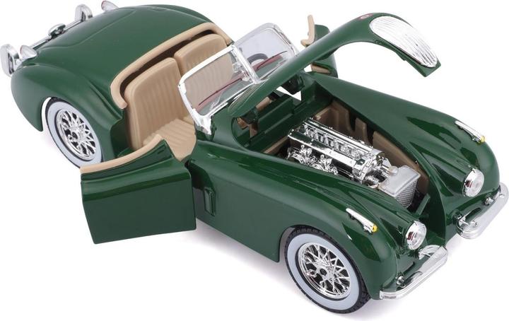 Actual product image Bburago 18-22018 - Jaguar XK 120 Roadster (1951) dark green - 1:24