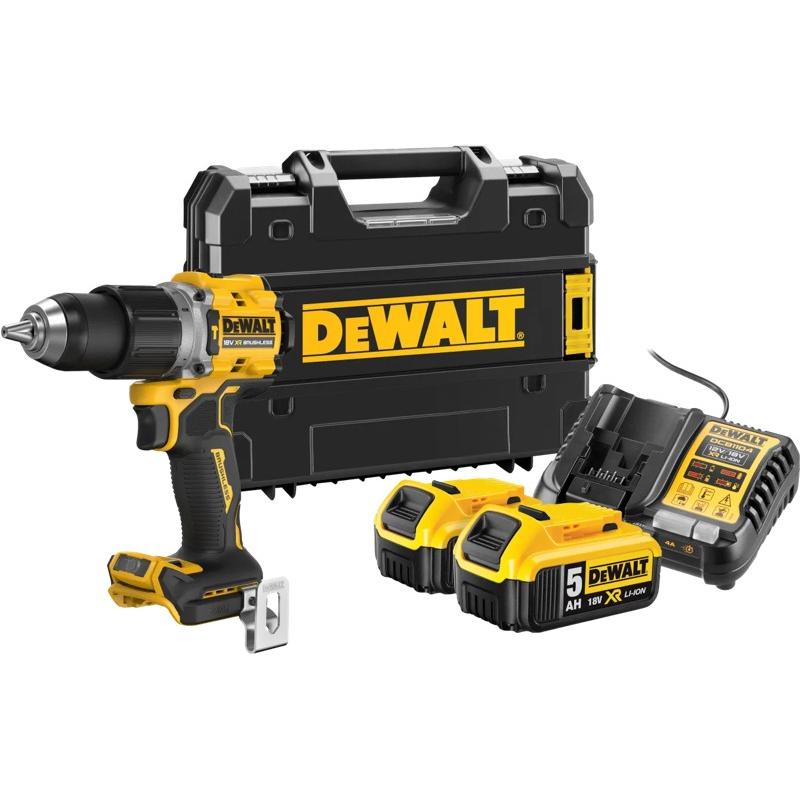 DeWalt, Trapano + Avvitatore a batteria, DCD805NT-XJ 5,0 Ah Accu (2x) Starterspakket