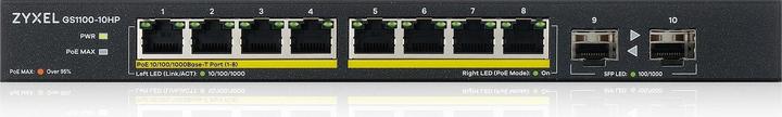 Produktbild Zyxel Switch 10x GE GS1100-10v2 PoE+ (10 Ports)