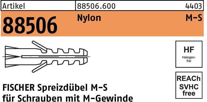 Immagine prodotto Fischer Tassello a espansione M 6 S 40 mm 8 mm 5 (100 pz.)