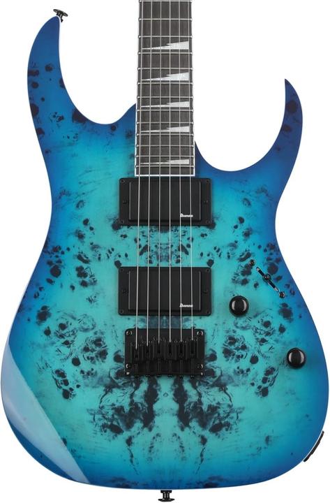 Actual product image Ibanez gitaar GRGR221PA-AQB Aqua Burst (Electric guitar, Body: Okoume, Ceiling: Poplar)