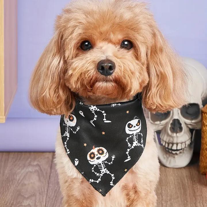 Image du produit Suba Bandanas d’Halloween pour Chiens (S, Bandana pour chien)