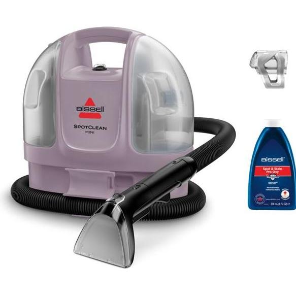 Bissell SpotClean Mini DUSK Fleckenreiniger, Detergente per tappezzeria + Detergente per tappeti, Trasparente, Viola