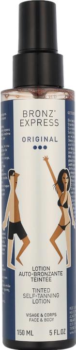 Actual product image Académie Bronz' Express Lotion Auto-Bronzante Teintée (Self tanning foam, 150 ml)
