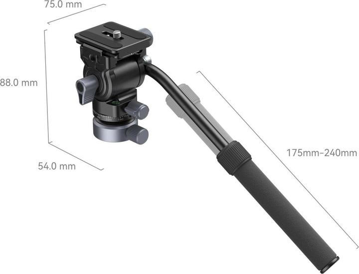 Produktbild SmallRig Videokopf mit Nivelliersockel CH20 (Videokopf)