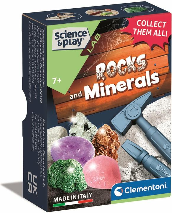 Actual product image Clementoni Science&Play Geologisches Miniset: Gesteine und Mineralien