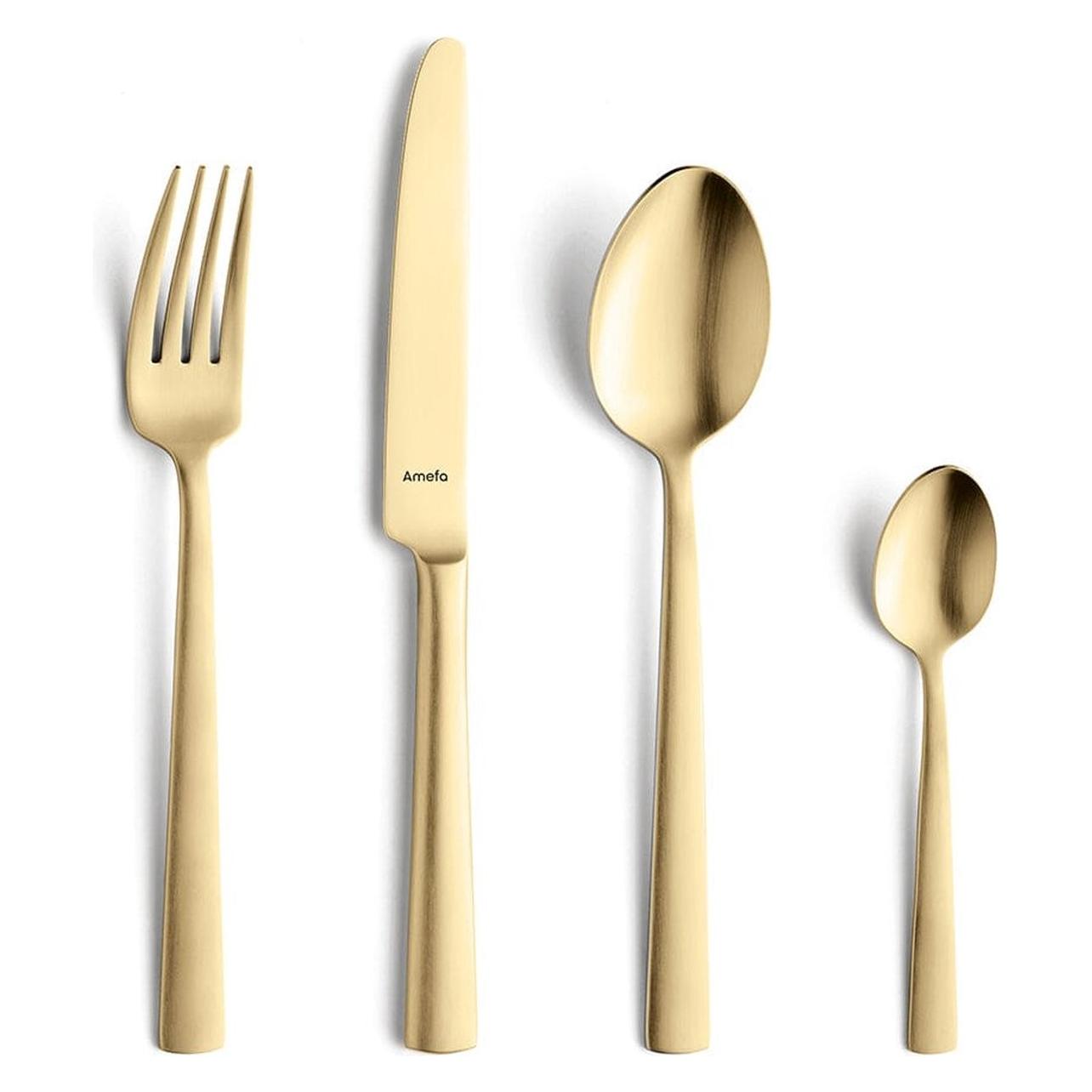Amefa Ventura Besteckset 24-teilig Gold, Bestek, Goud