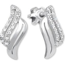Brilio, Ohrringe, Beautiful earrings in white gold with zircons 239 001 00586 07