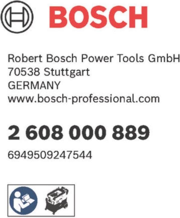 Actual product image Bosch Professional Suction filter M Class