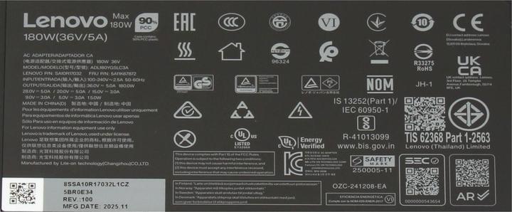 Image du produit Lenovo 4X21U28835 (180 W)