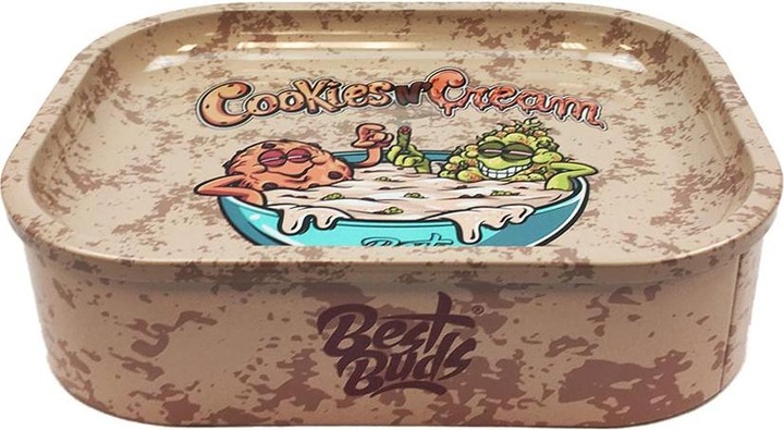 Immagine prodotto Best Buds Vassoio per rotoli in scatola sottile con custodia Cookies and Cream