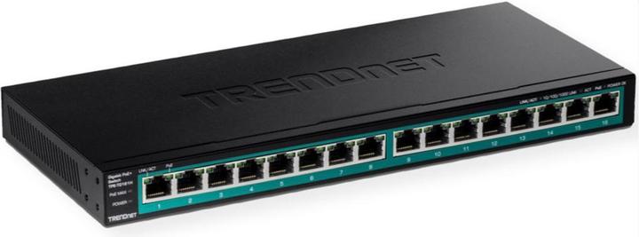 Productafbeelding Trendnet Ethernet schakelaar Gigabit POE (16 ports)