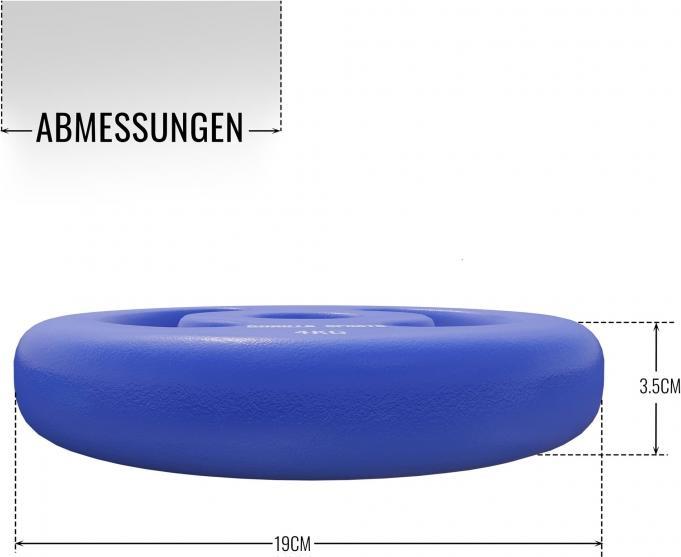 Produktbild Gorilla Sports Hantelscheiben (2 x 4 kg)