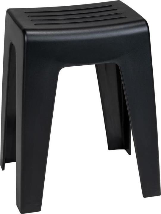 Produktbild Wenko Badhocker Kumba schwarz matt