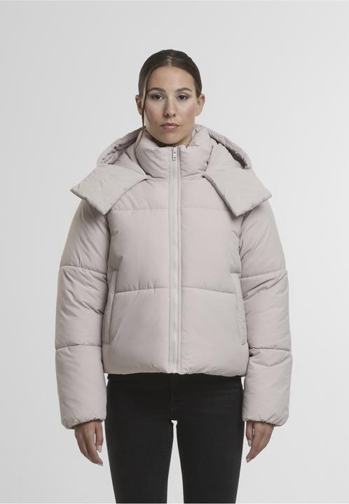 Actual product image Urban Classics Ladies Hooded Collar Puffer Jacket cloud L (L)