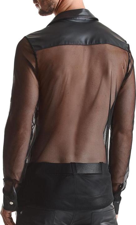 Actual product image Regnes Fetish Planet Men's shirt in black (5XL)