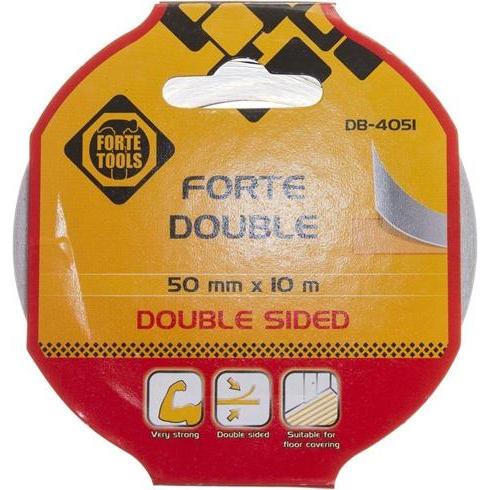 Forte tools, Klebeband, Doublesided Adhesive Tape 10m X 50 mm