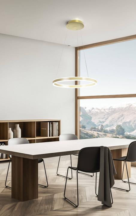 Immagine prodotto Fabas Luce Lampada a sospensione LED Palau Ø600mm 60W bianco caldo oro dimmerabile (60000 lm)
