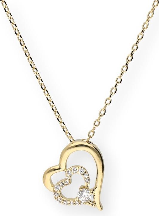 Produktbild Carat Hearts (Messing Plaqué Or, 42 cm)