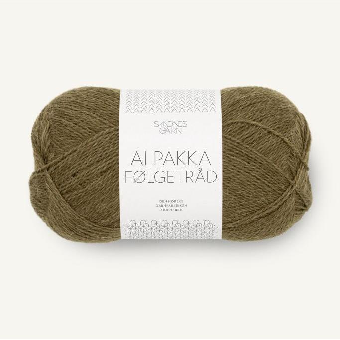 Thumbnail - Sandnes Garn col. 9873 dark olive ca. 400 m 50 g, Garn + Wolle, Grün