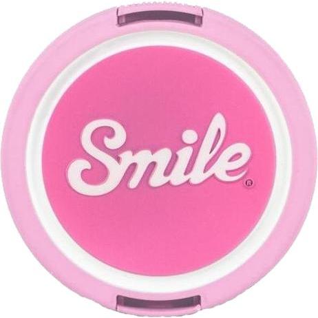 Smile Kawai, Objektivdeckel, Weiss, Pink