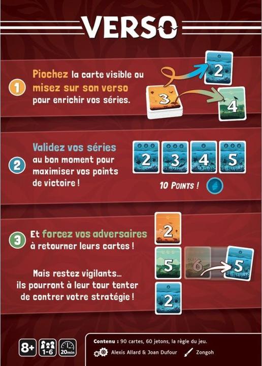 Image du produit Gigamic Verso (f) (Français, 1 - 6 Joueur)