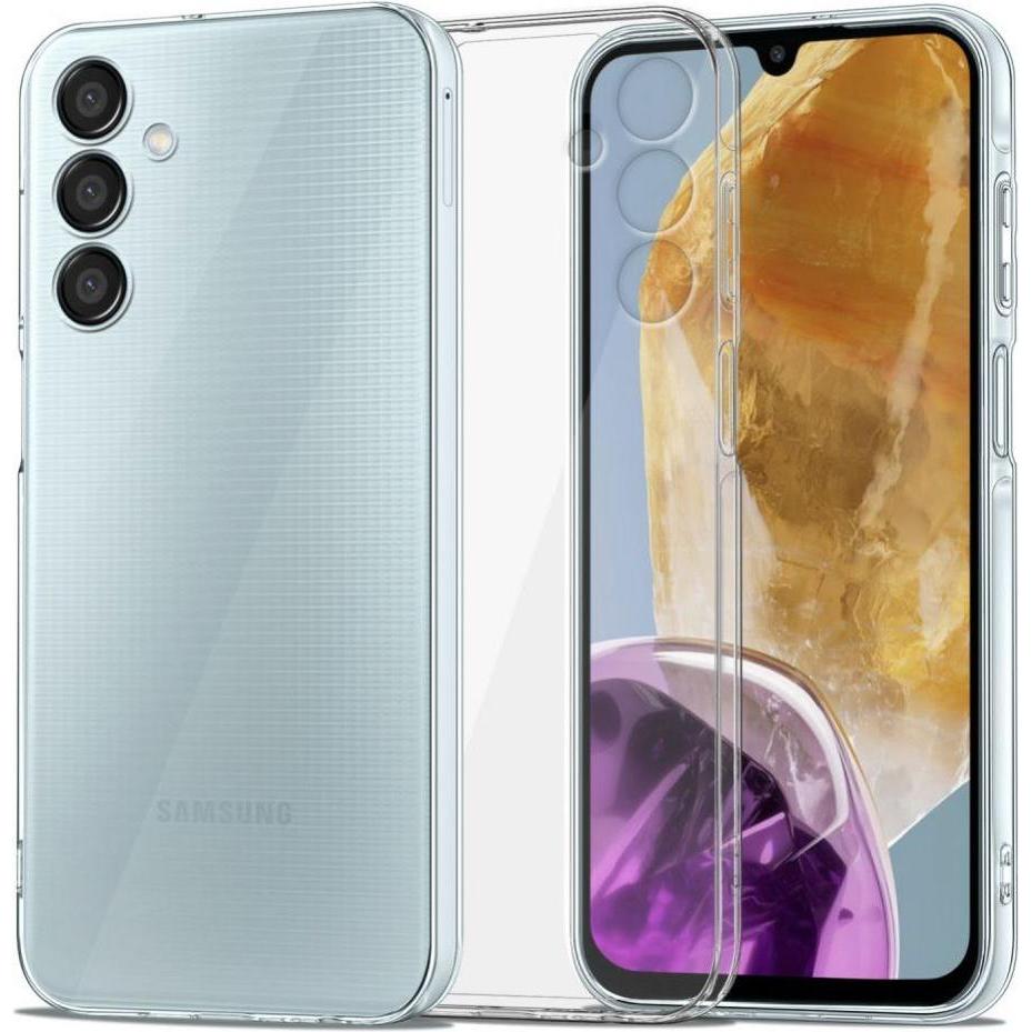 Tech-Protect Mobiili tagakaas Galaxy M15 Flexair Crystal (Samsung Galaxy A15 5G), Smartphone Hülle, Transparent