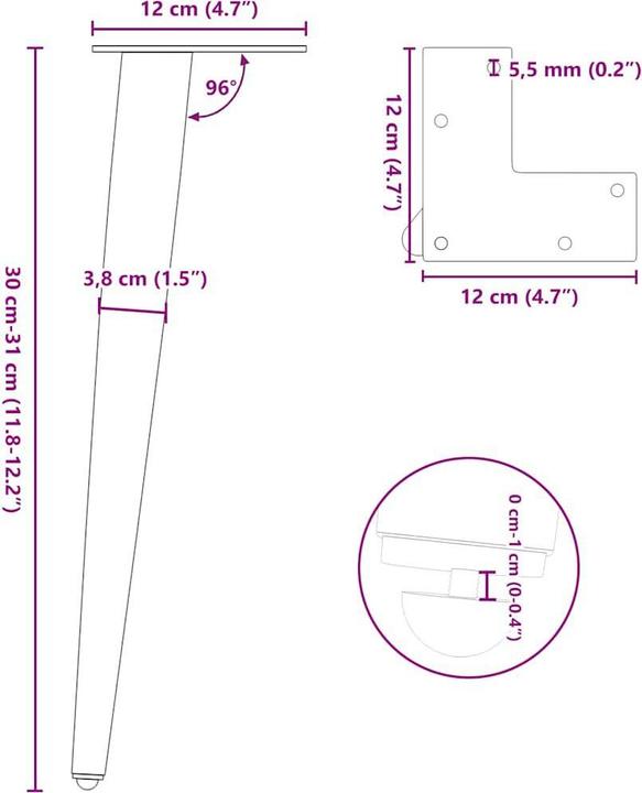 Actual product image VidaXL Madelaine