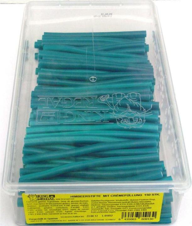 Actual product image King Regal Raspberry sticks (1100 g, 150 pcs.)
