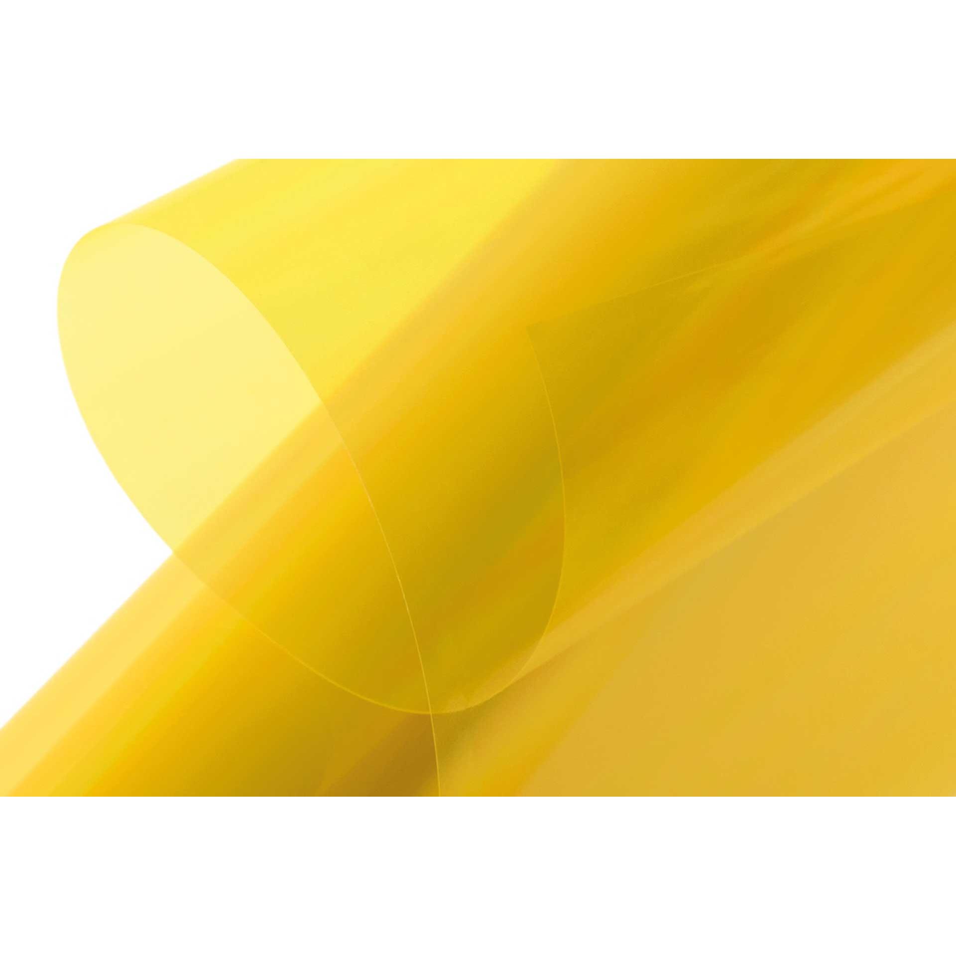 Kavan Bügelfolie transparent gelb 2 Meter, Breite 64cm