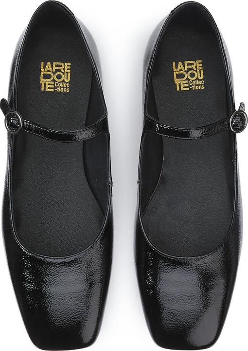 Image du produit La Redoute Collections Ballerines en cuir avec lanières (38)