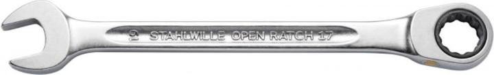 Actual product image Stahlwille 12-piece set ratchet combination spanners (19 mm, 8 mm, 15 mm, 10 mm)