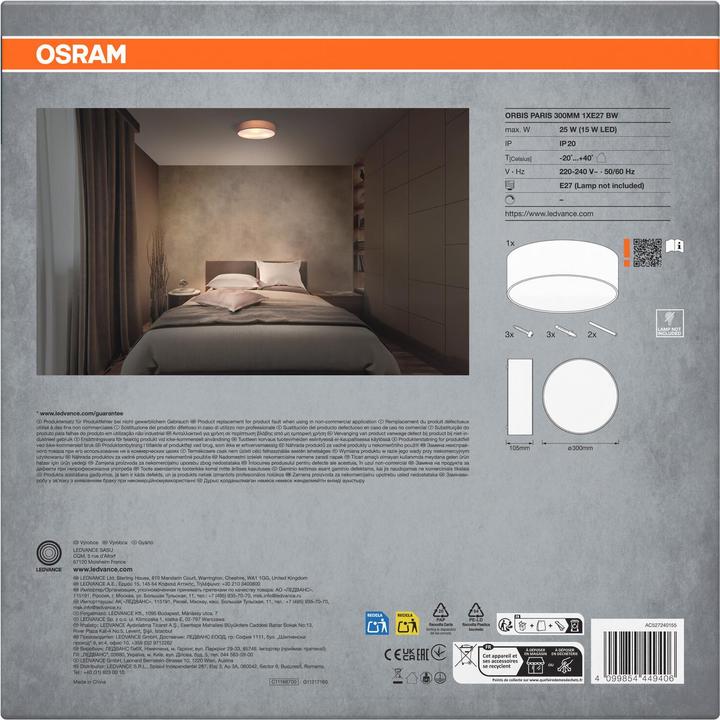 Produktbild Osram ORBIS PARIS 300 mm 1XE27 BW (E27)