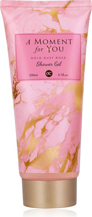 Image du produit Accentra Gel douche A MOMENT FOR YOU en tube, 200ml, parfum : Gold Dust Rose, couleur : rose/or, VE 6/24 (200 ml)