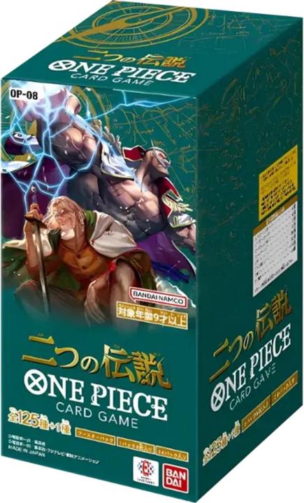 Actual product image One Piece Two Legends Booster Box OP-08 - Card Game - JP (Japanese, Booster display)