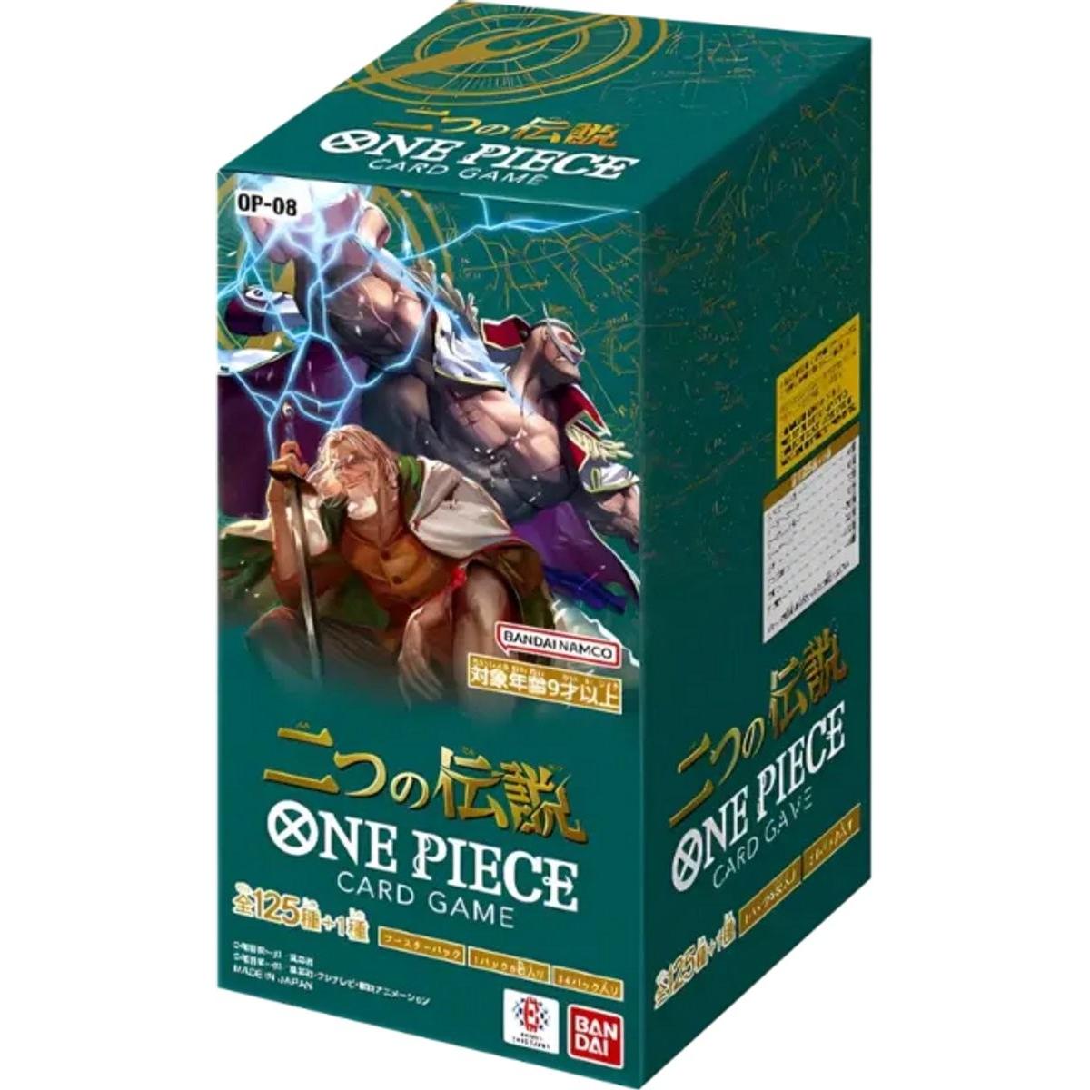 One Piece Scatola di lancio di due leggende OP-08 - Gioco di carte di - JP (Giapponese, Display del booster)