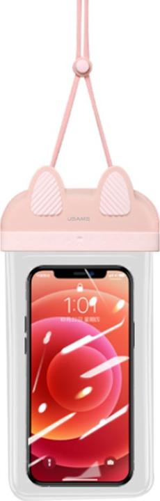 Actual product image Usams Case wodoodporne 7 YD010 rózowypink FSD1002