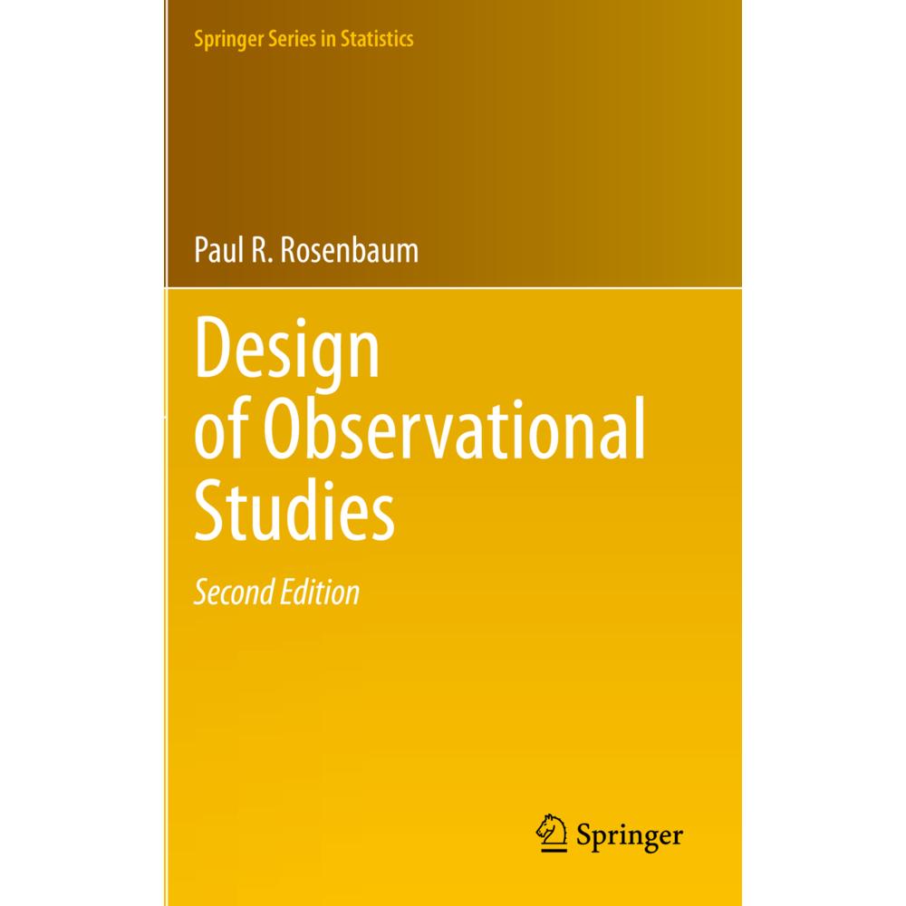 Design of Observational Studies, Fachbücher von Paul R. Rosenbaum