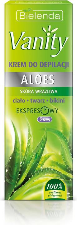 Bielenda Crème dépilatoire Vanity Aloe pour les scores sensibles 100Ml (100 ml)